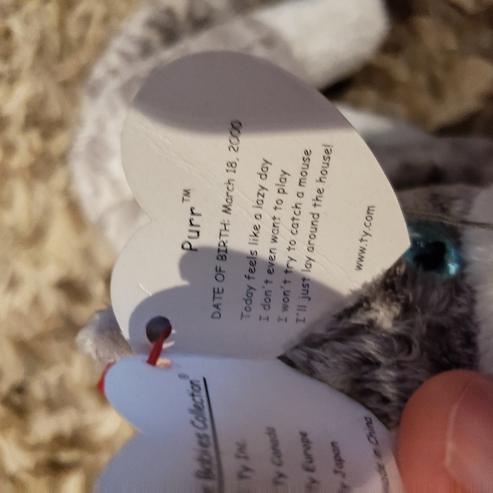2000 Purr Beanie Baby